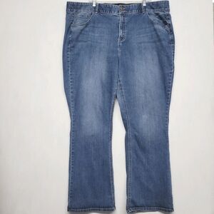 Lane Bryant Jeans  Womens Sz 48 X 31 Medium Wash Blue Bootcut Denim